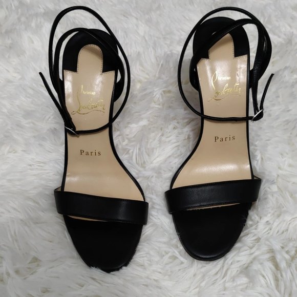 Christian Louboutin Loubigirl 100 Leather Sandal - Picture 1 of 6